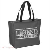 The Legend Has Retired! Funny Retirement  Tote Bag thumb 2