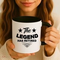 The Legend Has Retired Funny Retirement Gift Coffee Mug thumb 3