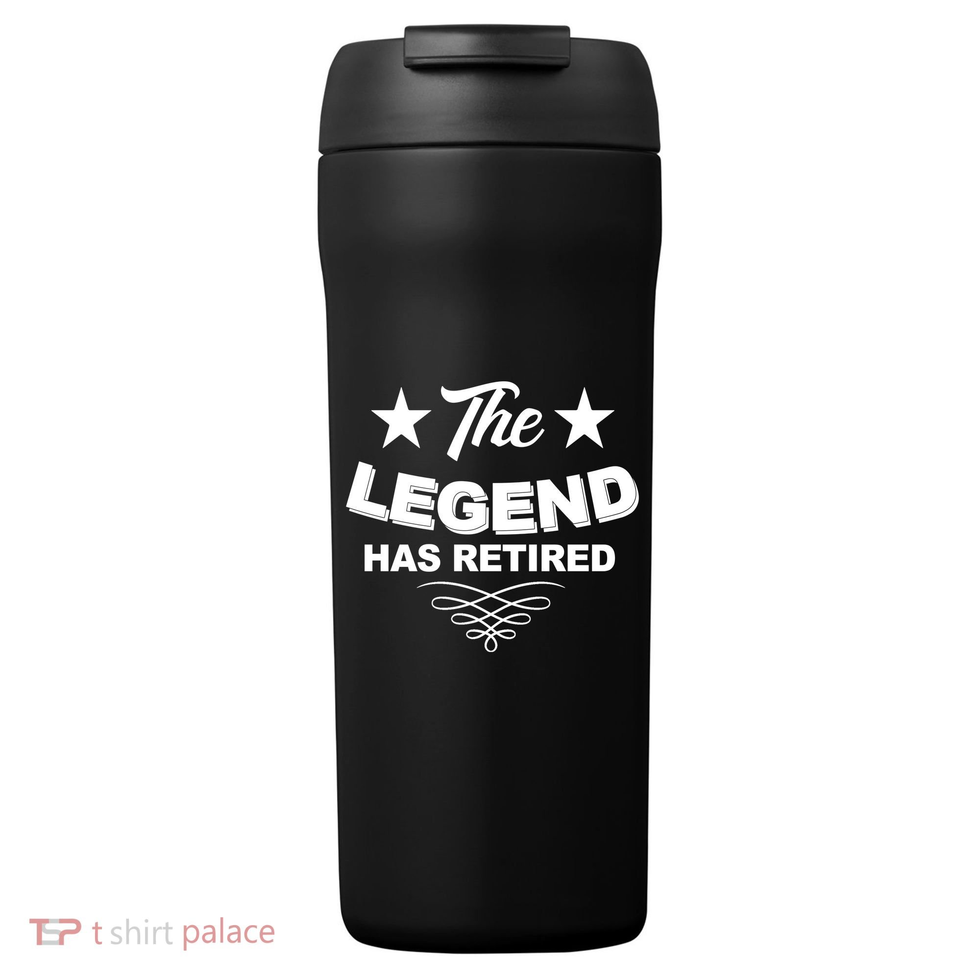 The Legend Has Retired Funny Retirement Gift 24oz Duet Stainless Steel Tumbler