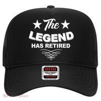 The Legend Has Retired Funny Retirement Gift Hat thumb 0
