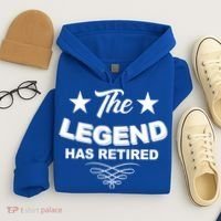 The Legend Has Retired Funny Retirement Gift Hoodie thumb 4