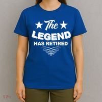 The Legend Has Retired Funny Retirement Gift T-Shirt thumb 4