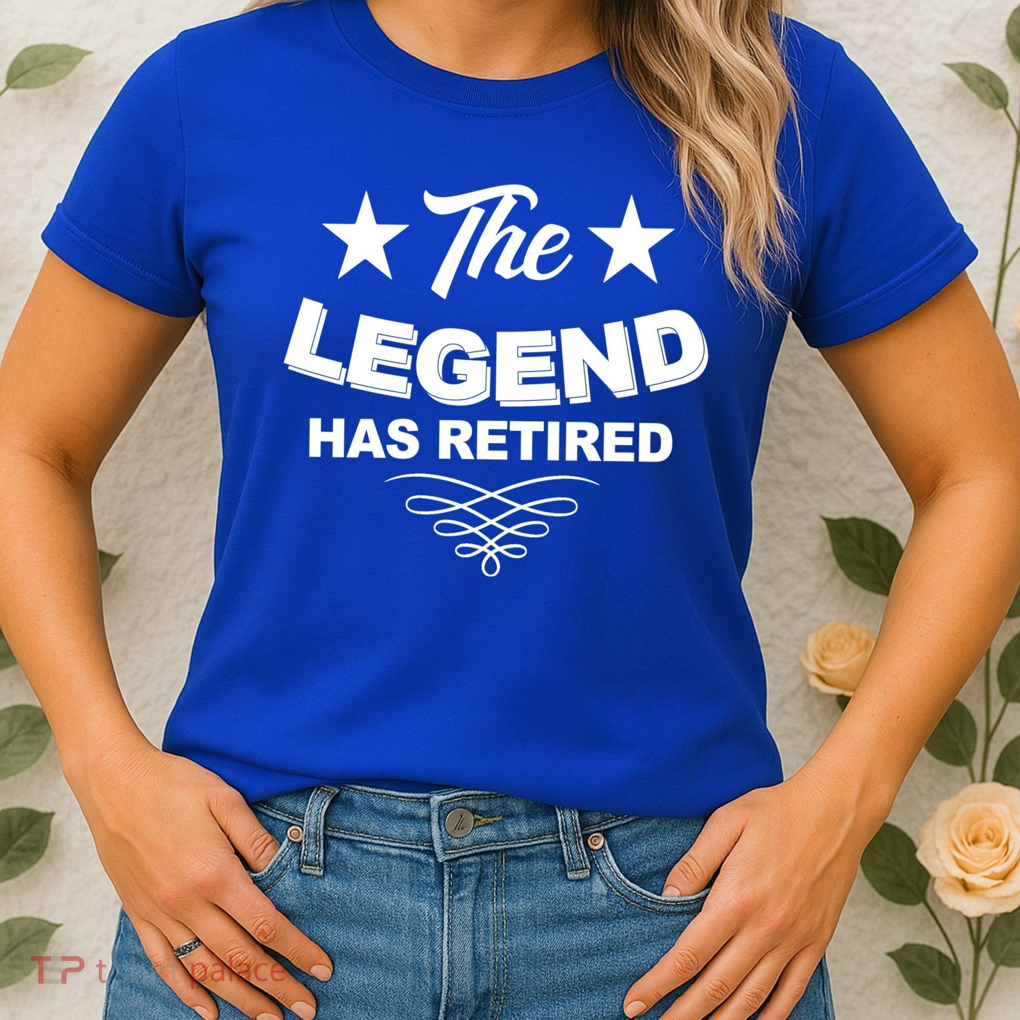 The Legend Has Retired Funny Retirement Gift Women's T-Shirt