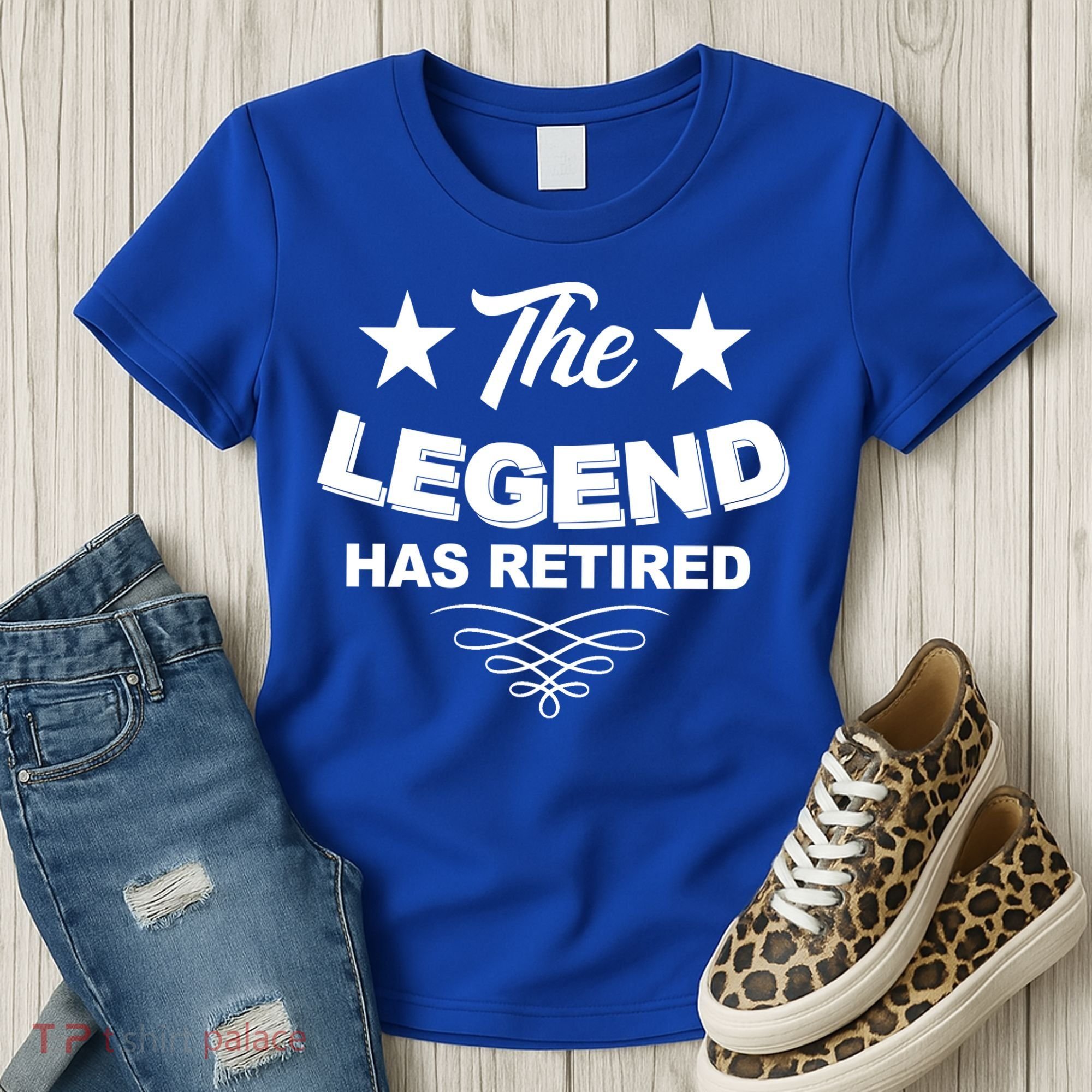 The Legend Has Retired Funny Retirement Gift Women's T-Shirt