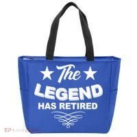 The Legend Has Retired Funny Retirement Gift Tote Bag thumb 0