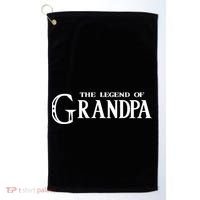 The Legend Of Grandpa Golf Towel thumb 0