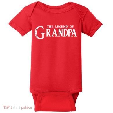 The Legend Of Grandpa Baby Bodysuit