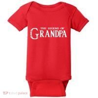 The Legend Of Grandpa Baby Bodysuit thumb 0