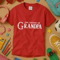 The Legend Of Grandpa Kids T-Shirt thumb 3