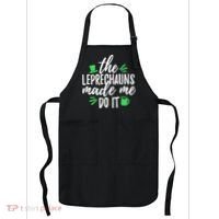 The Leprechauns Made Me Do It Funny Apron thumb 0
