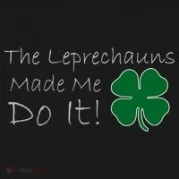 The Leprechauns Made Me Do It Funny Irish Long Sleeve Shirt thumb 2