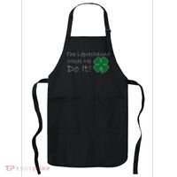 The Leprechauns Made Me Do It Funny Irish Apron thumb 0