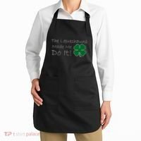 The Leprechauns Made Me Do It Funny Irish Apron thumb 2