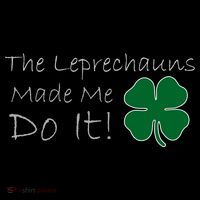 The Leprechauns Made Me Do It Funny Irish Bucket Hat thumb 4