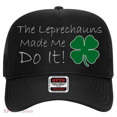 The Leprechauns Made Me Do It Funny Irish Hat