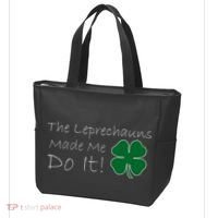 The Leprechauns Made Me Do It Funny Irish Tote Bag thumb 3