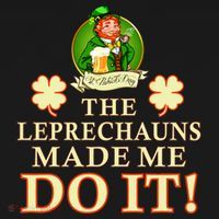 The Leprechauns Made Me Do It Funny Irish St Patrick's Day Tote Bag thumb 4