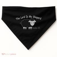 The Lord Is My Shepherd USA-Made Doggie Bandana thumb 0