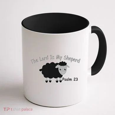 The Lord Is My Shepherd Coffee Mug back