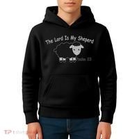The Lord Is My Shepherd Kids Hoodie thumb 4