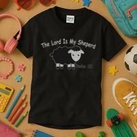 The Lord Is My Shepherd Kids T-Shirt thumb 3