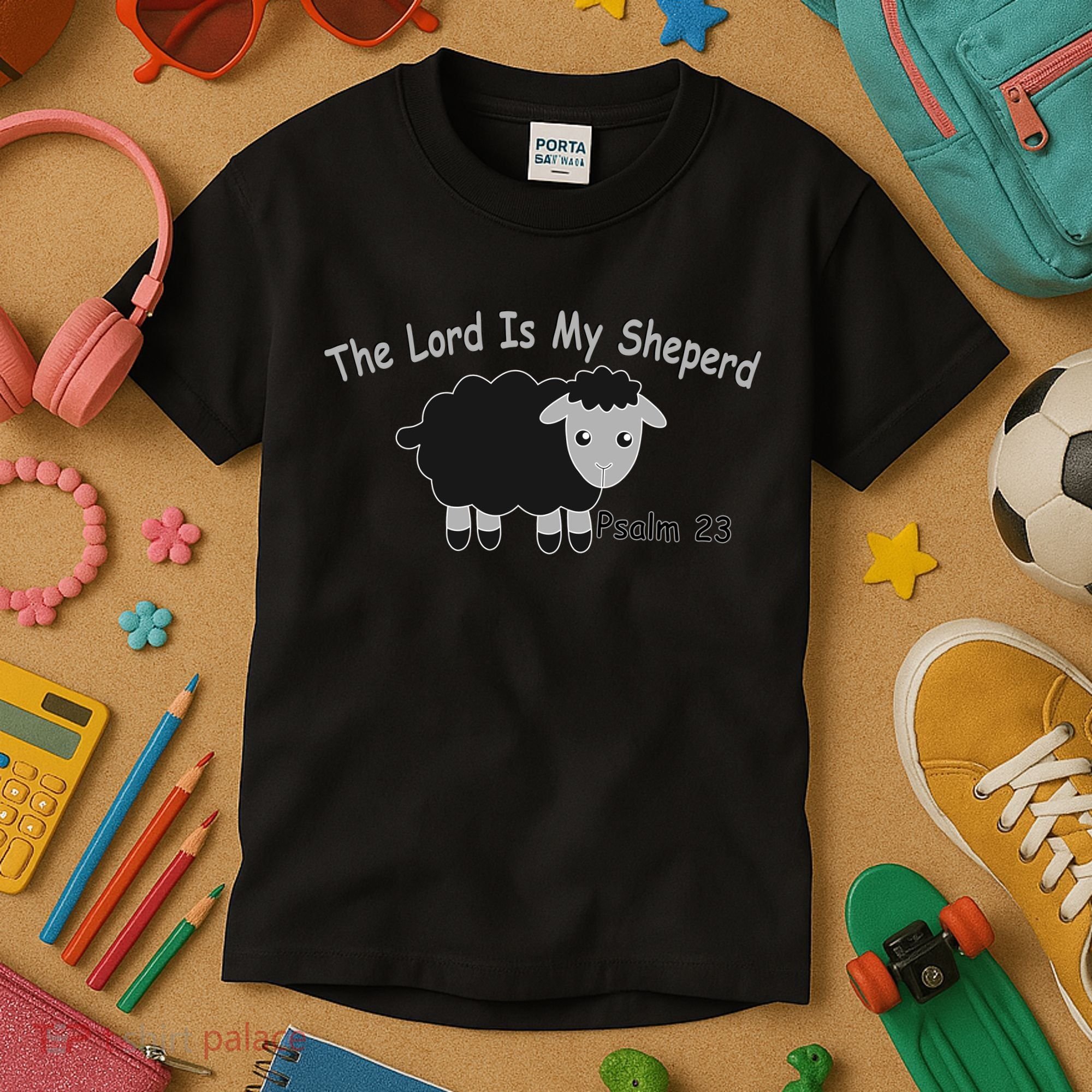 The Lord Is My Shepherd Kids T-Shirt
