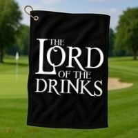 The Lord of the Drinks Golf Towel thumb 1