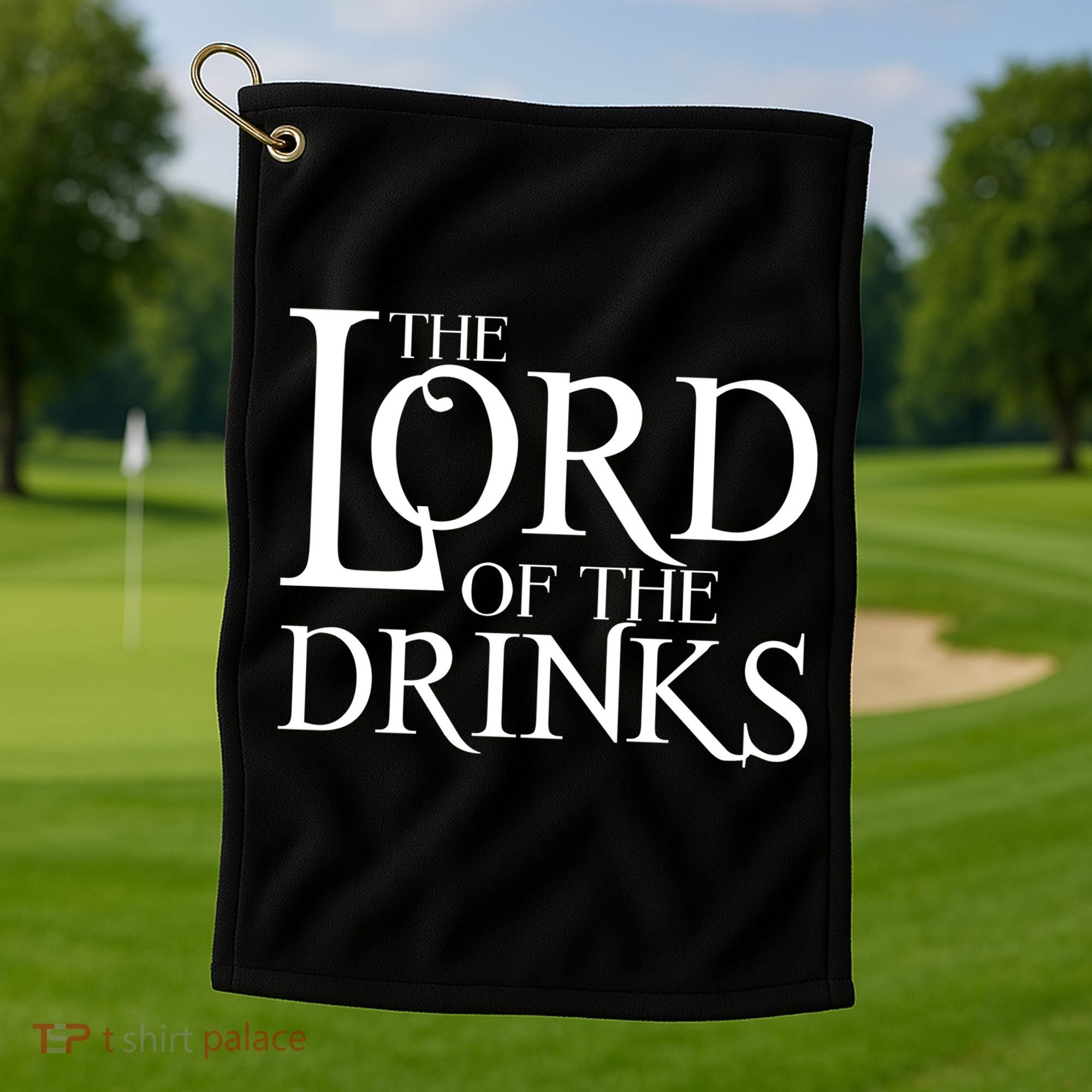 The Lord of the Drinks Golf Towel