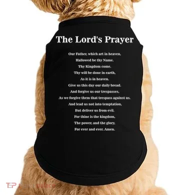 The Lord's Prayer Doggie Tank
