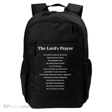 The Lord's Prayer Backpack