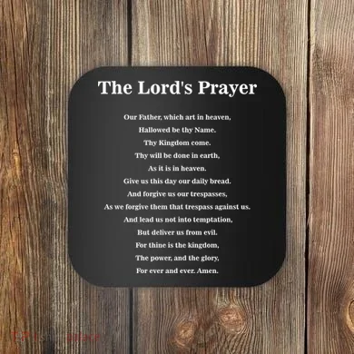 The Lord's Prayer Coaster