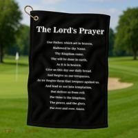 The Lord's Prayer Golf Towel thumb 1