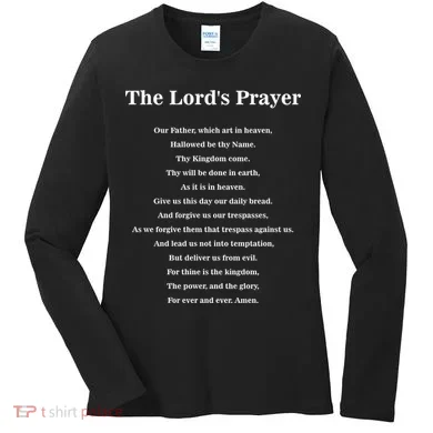 The Lord's Prayer Women's Long Sleeve Shirt