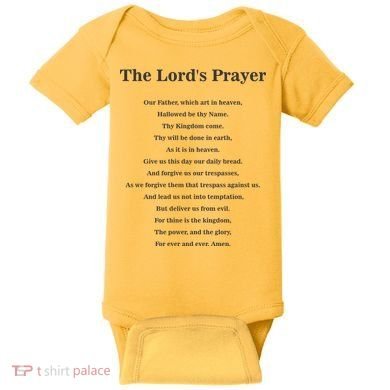 The Lord's Prayer Baby Bodysuit