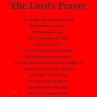 The Lord's Prayer Santa Hat thumb 1