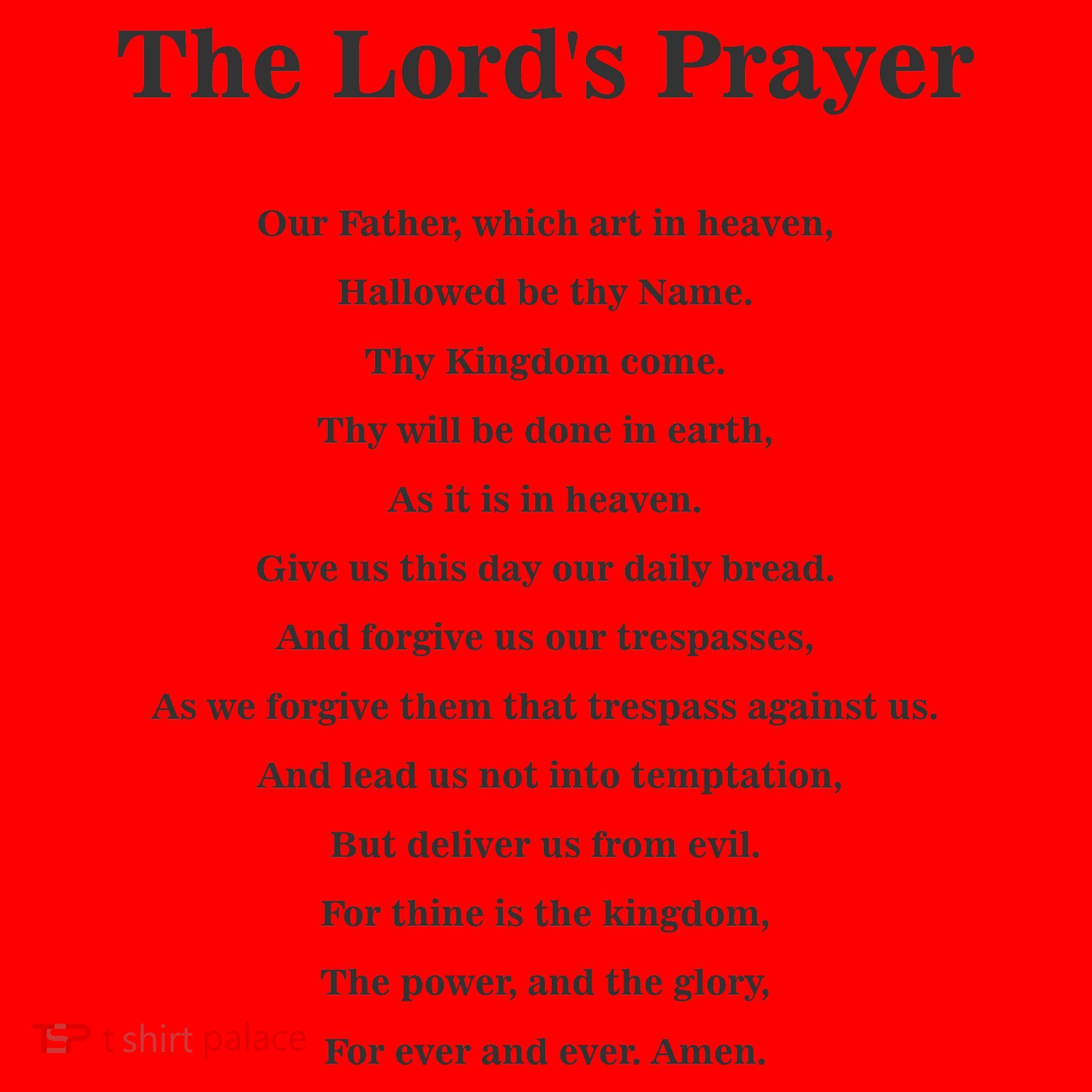 The Lord's Prayer Santa Hat