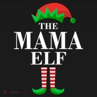 The Mama Elf Family Matching Christmas T-Shirt thumb 7