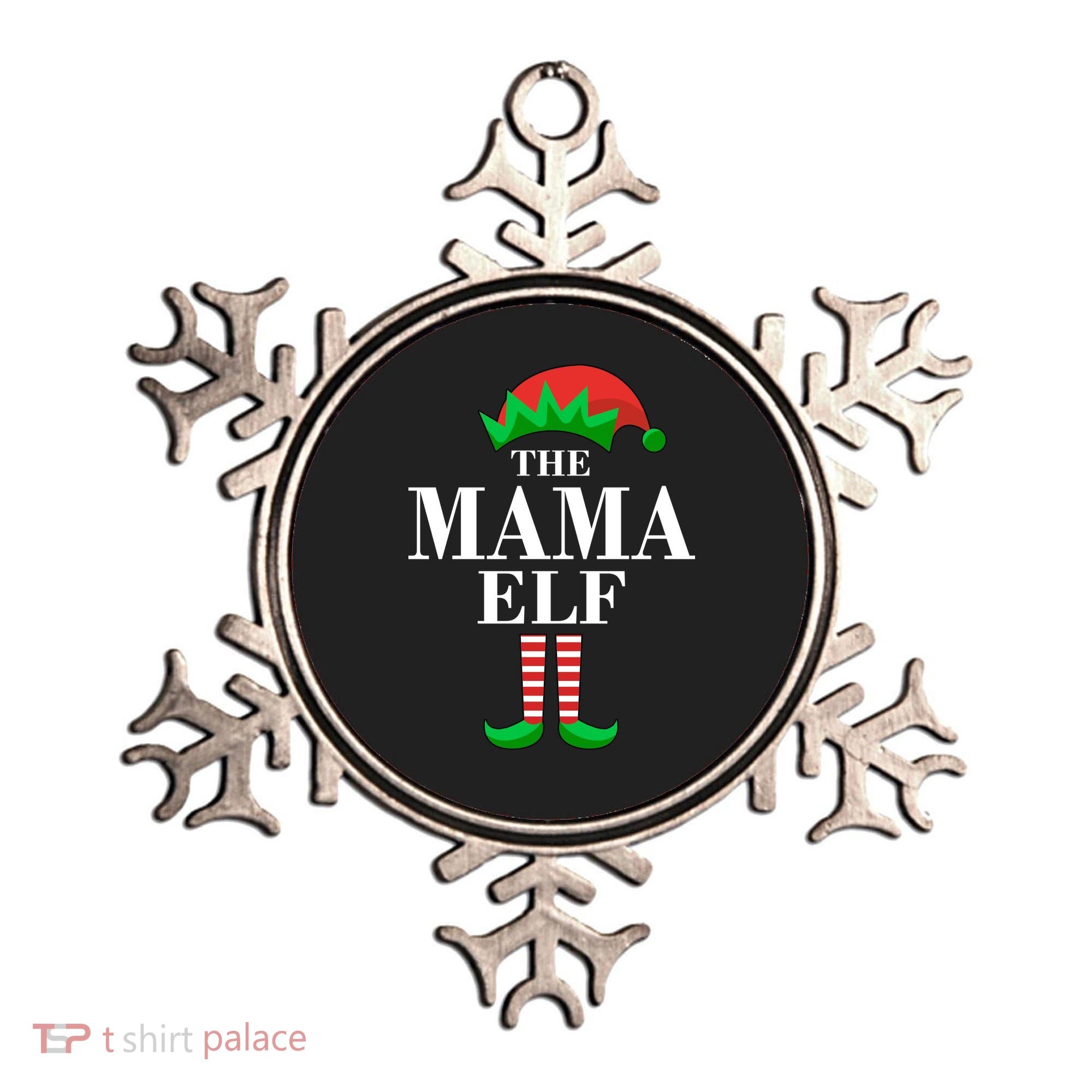 The Mama Elf Family Matching Christmas Ornament