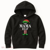 The Mama Elf Family Matching Christmas Kids Hoodie thumb 0