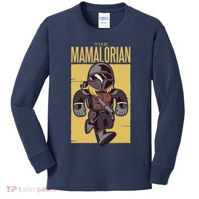 The Mamalorian Kids Long Sleeve Shirt