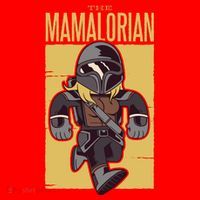 The Mamalorian Santa Hat thumb 1