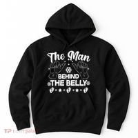 The Man Behind The Belly New Dad Hoodie thumb 0