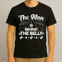 The Man Behind The Belly New Dad T-Shirt thumb 3