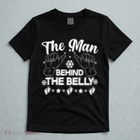 The Man Behind The Belly New Dad T-Shirt thumb 5