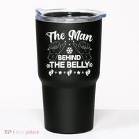 The Man Behind The Belly New Dad Tumbler thumb 0