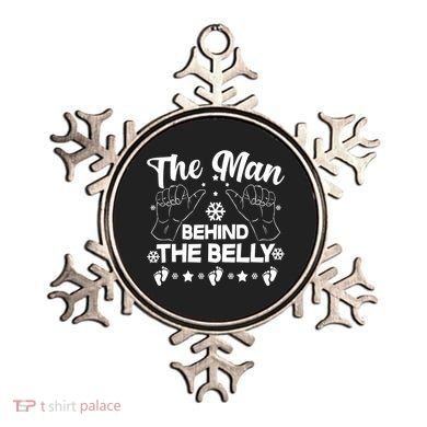 The Man Behind The Belly New Dad Ornament