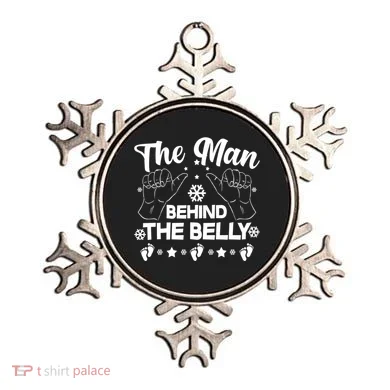 The Man Behind The Belly New Dad Ornament
