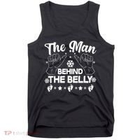 The Man Behind The Belly New Dad Tank Top thumb 0
