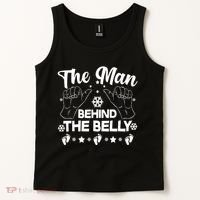 The Man Behind The Belly New Dad Tank Top thumb 2