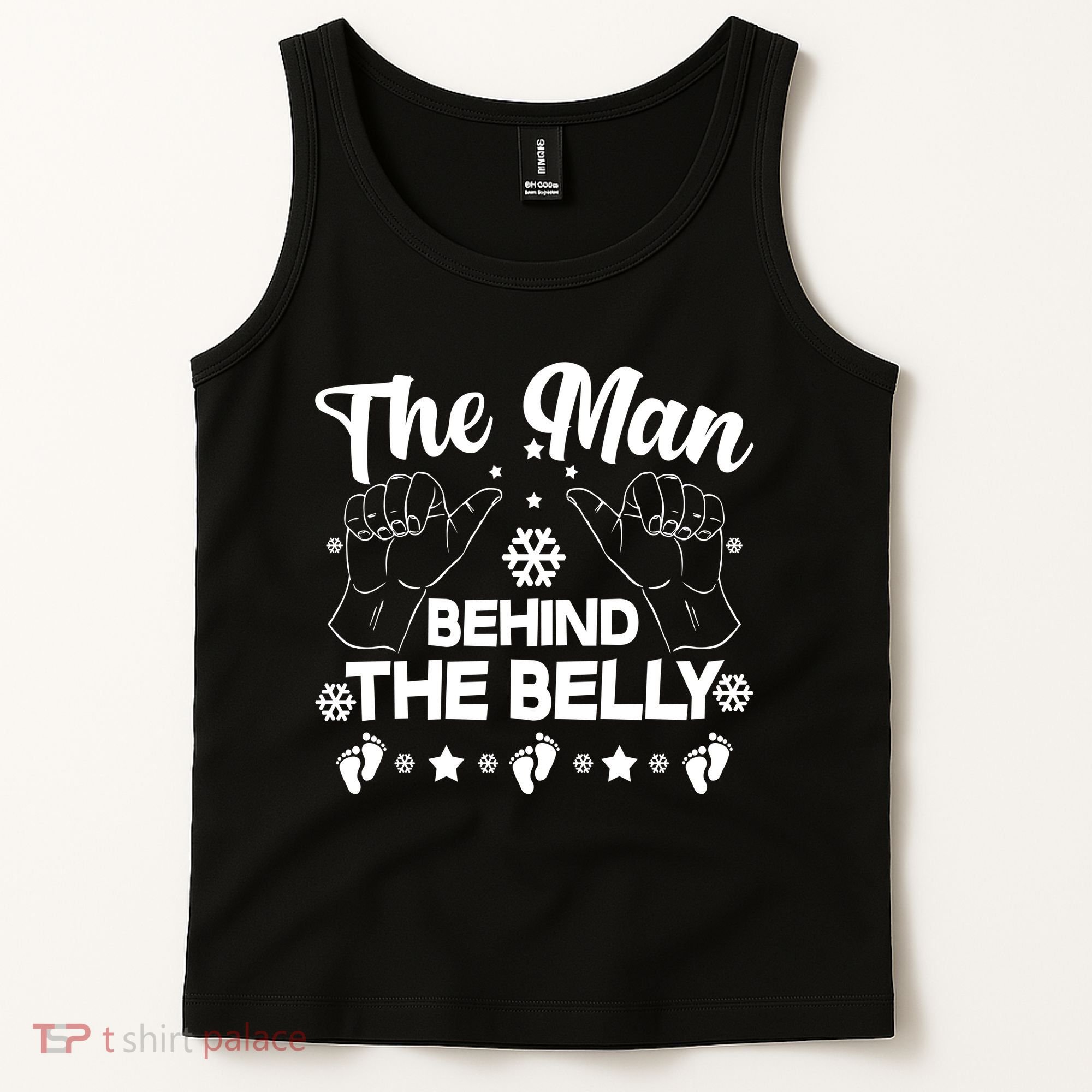 The Man Behind The Belly New Dad Tank Top